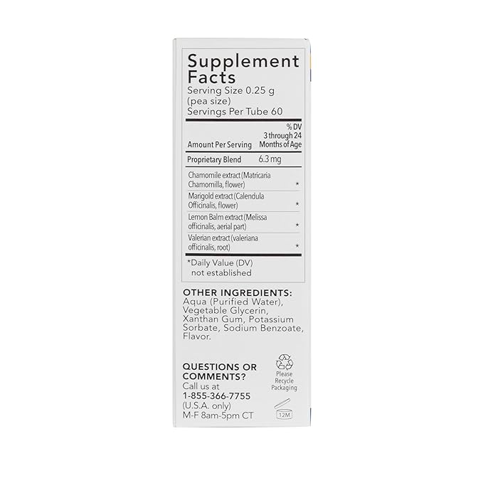 Dr. Talbot's Night Time Baby Tooth Gel for Sore Gums - .53 oz Tube - Banana Flavor - for Ages 3-24 Months (Pack of 2)