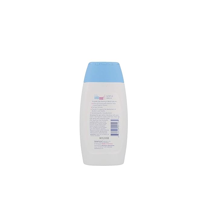 Sebamed Baby Wash Extra Soft Dermatologist Recommended Ultra Mild Moisturizer 6.8 Fluid Ounces (200 Milliliters)