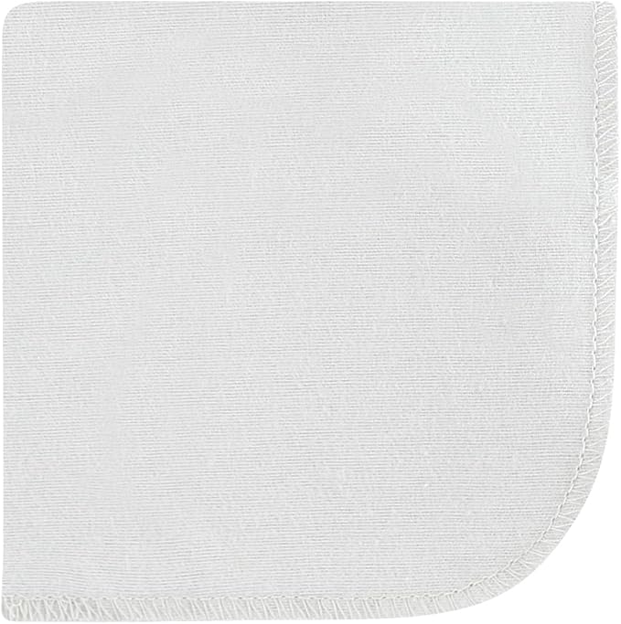 Hudson Baby Unisex Baby Flannel Cotton Washcloths 10-Pack, Neutral Safari World, One Size