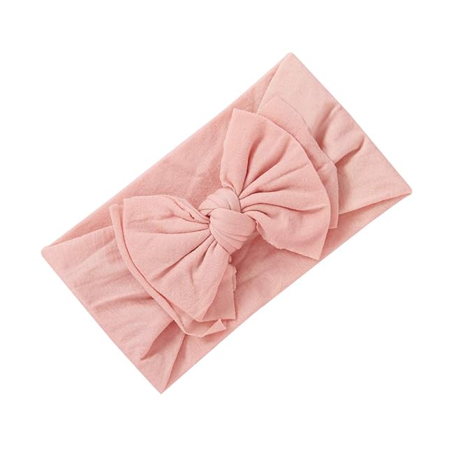 Mookiraer Baby Girls Headbands with Bows Handmade Hair Accessories Stretchy Hairbands for Newborn Infant Toddler Baby Essentials (Double Bows 12pcs)