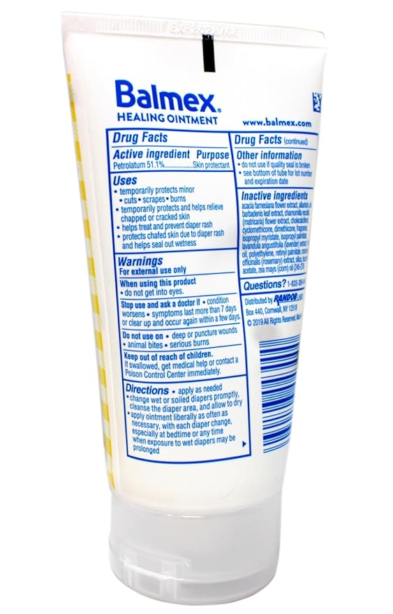 Balmex Extra Protective Clear Ointment, 3.5 fl oz (100 ml)