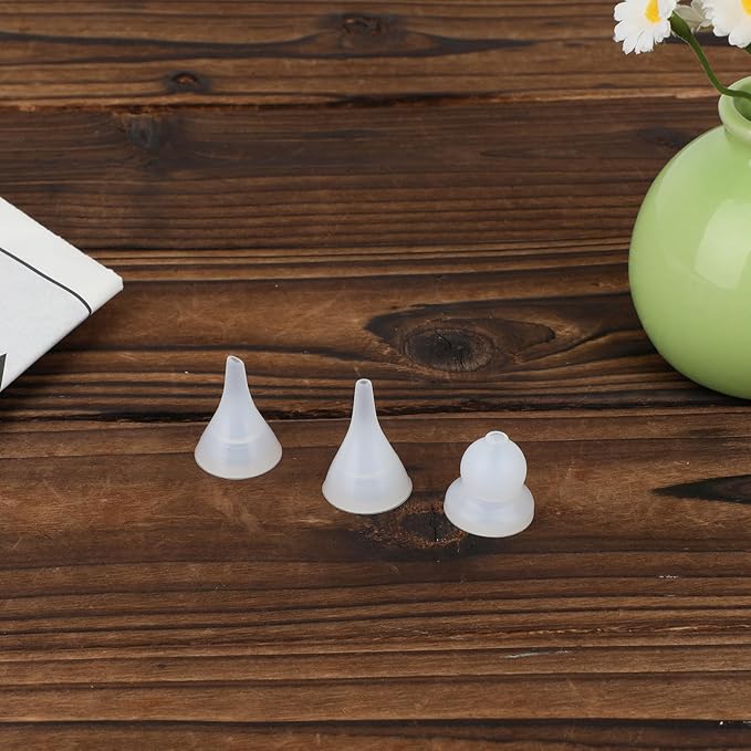 3 Pcs Nasal Aspirator Replacement Tips, Silicone Replacement Parts for Baby & Toddlers Compatible with GROWNSY Watolt LittleTora HEYVALUE Cocobela HailiCare KIDIRA TEQIN X-Bosak