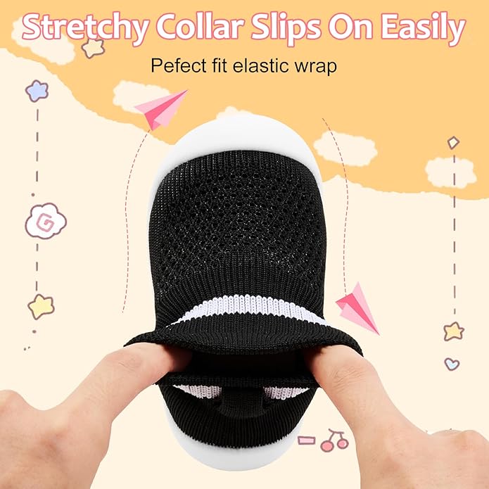 VIFUUR Baby Shoes Girls Boys Toddler Sneakers Non-Slip First Walkers Shoes for Babies 6 9 12 18 24 Months