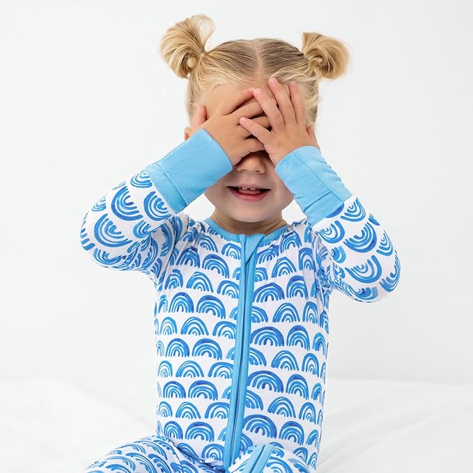 Little Sleepies Pajamas for Baby Boys & Girls, Viscose from Bamboo Baby Pajamas, Preemie & Newborn Sleepers, 2-Way Zipper PJs
