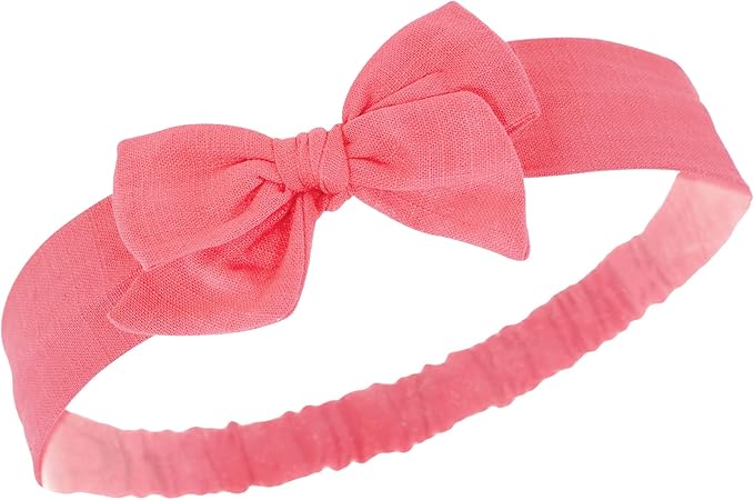 Hudson Baby Cotton and Synthetic Headbands, Size 0-24 Months