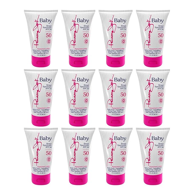 Panama Jack Baby Sunscreen Lotion - SPF 50, Broad Spectrum UVA/UVB Protection, Hypoallergenic, PABA, Paraben, Gluten & Cruelty Free, 3 FL OZ (Pack of 2)