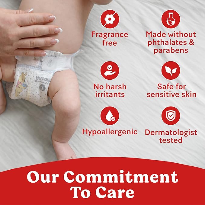 Huggies Size 2 Diapers, Skin Essentials Baby Diapers, Size 2 (12-18 lbs), 74 Count, Packaging May Vary