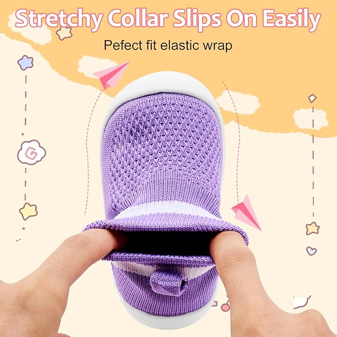 VIFUUR Baby Shoes Girls Boys Toddler Sneakers Non-Slip First Walkers Shoes for Babies 6 9 12 18 24 Months