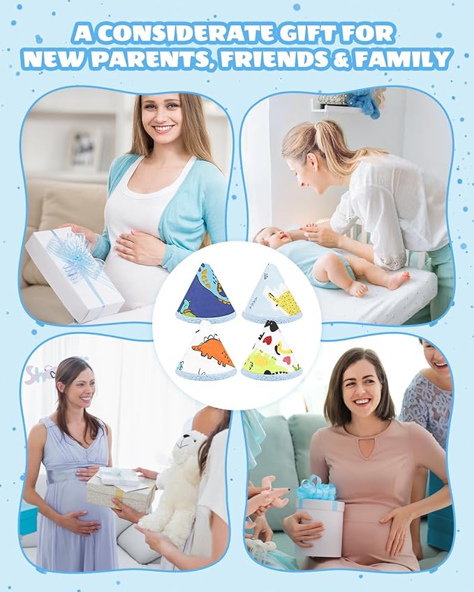 16 Pcs Coral Velvet Pee Covers Baby Boy, Strong Water Absorption Reusable Pee Shield, Diaper Changing Accessory for Baby Boys (16)