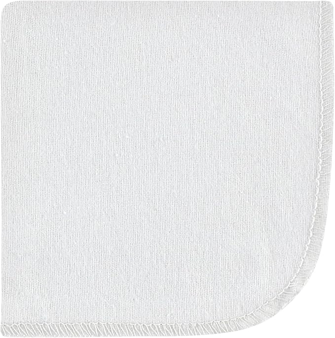 Hudson Baby Unisex Baby Flannel Washcloths, Construction Work 12Pk, One Size