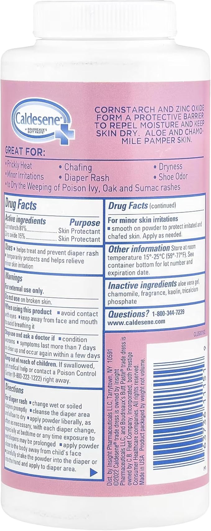 Caldesene Protecting Powder, Fresh Scent, 5 oz. - Pack of 1