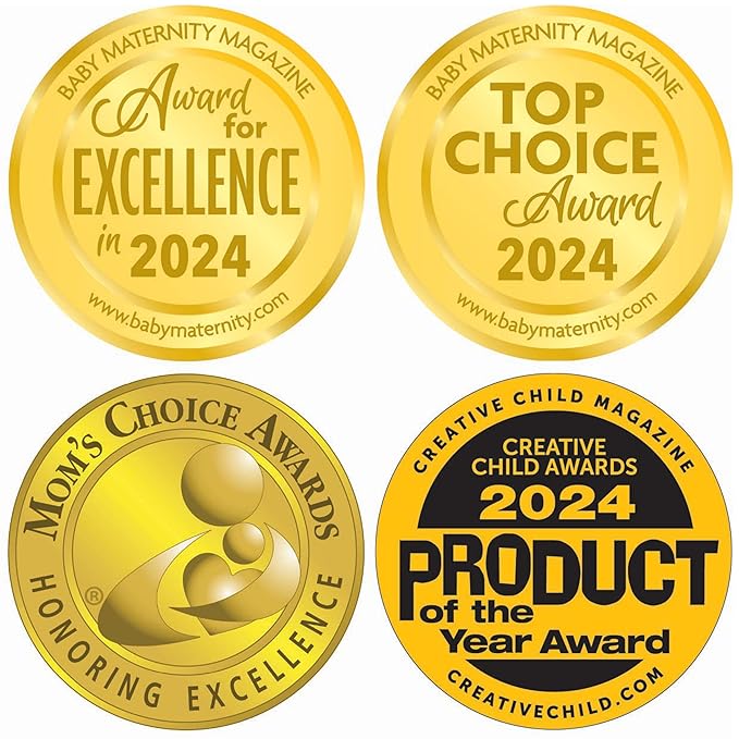 Chicco PhysioForma Luxe Orthodontic Pacifier, 0-6m | 100% Soft Silicone | Supports Breathing & Oral Development | Textured Shield & Handle | Includes Sterilizing Case | BPA Free | Multipack, 4pk