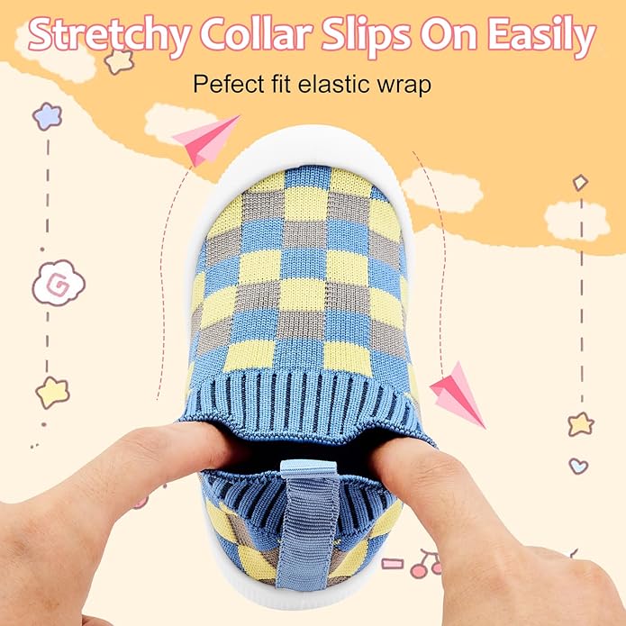 VIFUUR Baby Shoes Girls Boys Toddler Sneakers Non-Slip First Walkers Shoes for Babies 6 9 12 18 24 Months