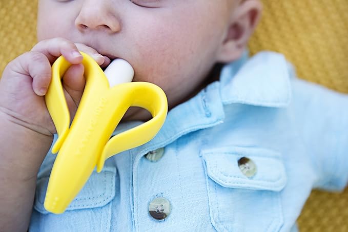 Baby Banana The Original, Banana Brush, Made in USA, Toddler Toothbrush, Family-Owned Business