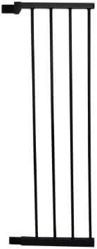 Cardinal Gates MG25 Duragate Baby Gate - Adjustable Dog Gate - Steel Safety Gate for Kids & Pets - 26.5 to 41.5 Inches Wide - Black (+ BX12 (12.5" Width Extension))