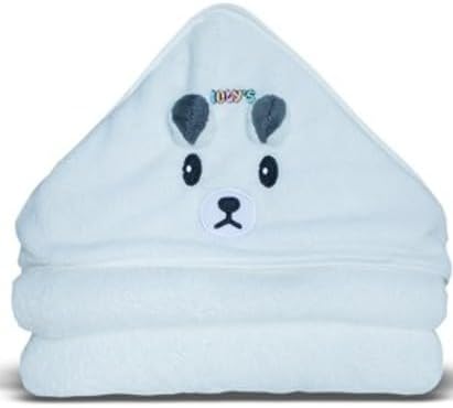 Ioly's Hooded Baby Bath Towels for Newborn Essentials 41" Set of 2 Towels with Hood for Kids Babies Toddler Infant (Large) Baby Towel Cosas para Bebes recien nacidos Bath Items (White and White)