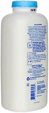 JOHNSON'S Aloe & Vitamin E Baby Powder 15 oz (Pack of 3)