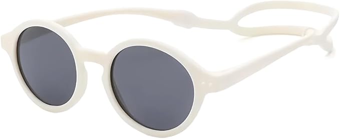 FBHLZ Baby polarized sunglasses UV400 with anti-falling headband TPEE material UV proof suitable for babies 0-12 Months
