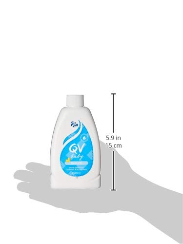 QV Baby Bath Oil 250ml -Moisturising Formula Helps Revive Large Areas of Dry or Sensitive Skin. Suitable for use on Dry Skin, Eczema, Dermatitis and Psoriasis.