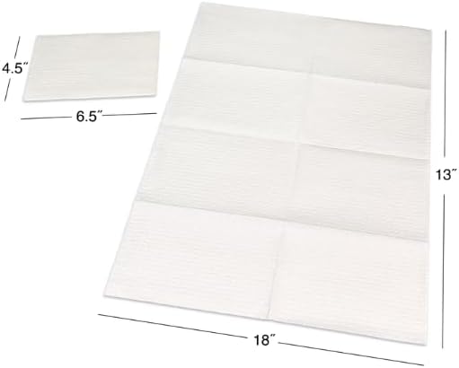 Foundations Disposable, Moisture Resistant, Biodegradable, Baby Changing Station Liner Refills for Commercial Restrooms, Doctor's Offices, Care Centers, 2-ply, 500 Pack, 036-NWL