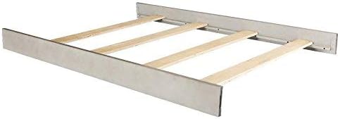 Full-Size Conversion Kit Bed Rails for Sorelle Convertible Cribs - Solid Wood Rail - Toddler and Adult Bed Rail for Full-Size Beds - Essential Nursery & Baby Furniture (Model #215, Heritage Gray)