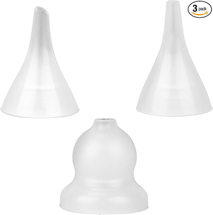 3 Pcs Nasal Aspirator Replacement Tips, Silicone Replacement Parts for Baby & Toddlers Compatible with GROWNSY Watolt LittleTora HEYVALUE Cocobela HailiCare KIDIRA TEQIN X-Bosak