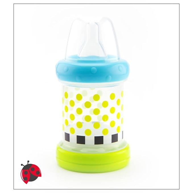 Sassy Baby Food Nurser – 4+ Months Set of 2- 4oz 100% Silicone Nipple and Spoon BPA-Free (30182)