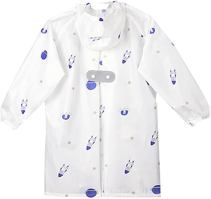 Toddler Kids Raincoat Boys Girls Rain Jacket Lightweight Rain Poncho Waterproof Outwear Rainwear
