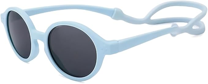 FBHLZ Baby polarized sunglasses UV400 with anti-falling headband TPEE material UV proof suitable for babies 0-12 Months