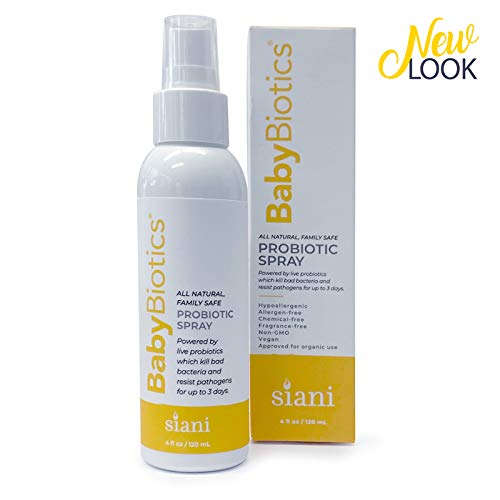 BabyBiotics - Topical Probiotic Body Care for Children of All Ages 4oz -Hypoallergenic, Vegan, Non GMO, GF, 100% Natural Live Probiotic, External + Internal Use, Totally Safe, No Refrigeration