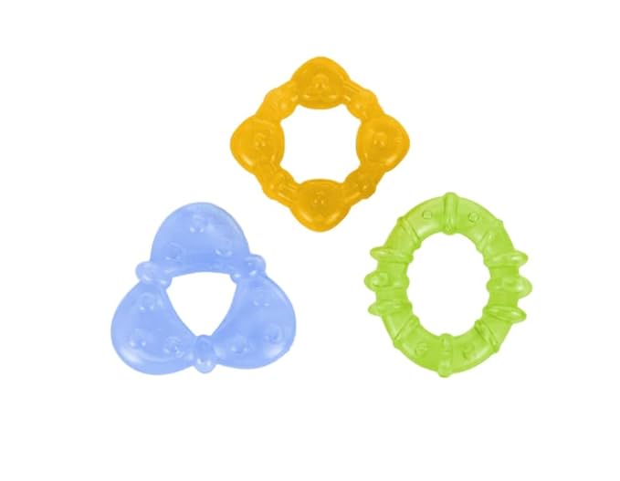 Bright Starts Chill & Teethe Water-Filled BPA-Free Baby Teething Toy, Ages 3 Months+ (Pack of 2)