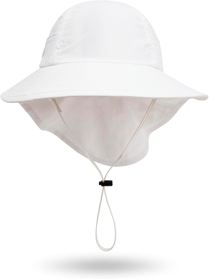 Baby Sun Hat UPF 50+ Toddler Wide Brim Beach Hats for Boys Girls 0-6 Years