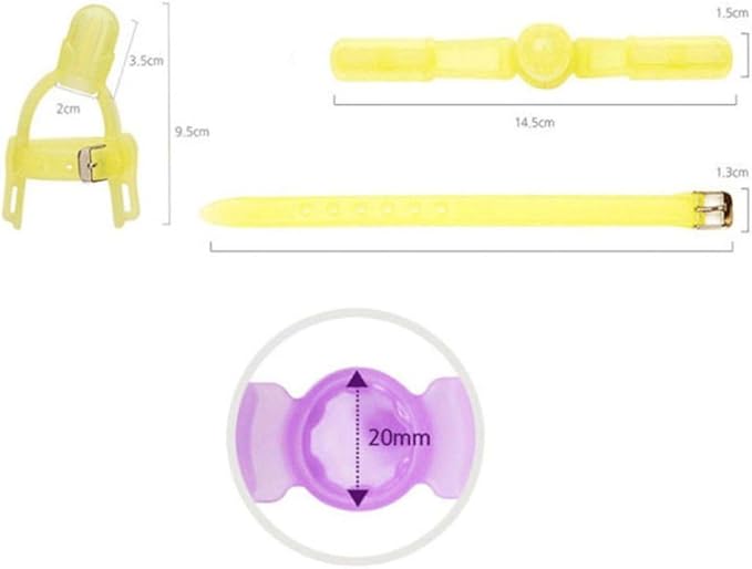 Thumb Sucking Stop Finger Guard Children Thumb Sucking Treatment Kit for 1-5 Years Baby Kids,Color Random
