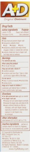 A & D Diaper Rash Ointment & Skin Protectant, Original -1.5 ounces NewBorn, Kid, Child, Childern, Infant, Baby