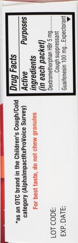 Mucinex Children's Chest Congestion Expectorant and Cough Suppressant Mini-Melts, Orange Cream, 12 Count (Packaging May Vary) (Pack of 2)