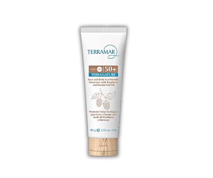 Generic Protector Solar Ecológico para Cara y Cuerpo con Aceite de Frambuesa y Maracuyá 80 g / 2,82 oz. TERRANATURE de Terramar Brands