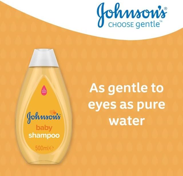 2 Pk. Johnson's Baby Shampoo 500ml (1000ml Total)