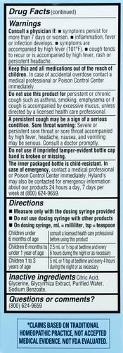 Hyland's Baby Mucus and Cold Relief, Day & Night Value, Infant and Baby Cold Medicine, Decongestant & Cough Relief, 4 Fl Oz, (Pack of 4)