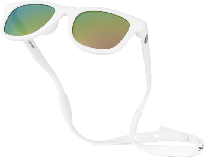 Polarized Baby Sunglasses With Strap - Unbreakable Flexible Infant Sunglasses For Toddlers Newborns 0-24 Months