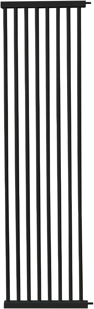 Lumizone Extra Tall Cat Gate Extension Kit 55.12" High Pressure Mounted 2025 New 16.73" Extra Wide 1.37" Gap No Drilling Tall Pet Gate for Dogs (Black, 55.12" H x 16.73" W, Extension)