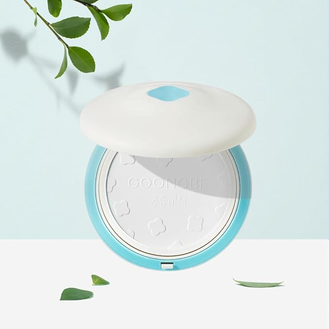 GOONGBE Pri-mmune Soothing Powder - Talc Free Korean Baby Dusting Powder with Cornstarch - Prevent Skin Irritation, Anti-Chafing for Newborn, Babides and Toddlers, 0.8oz.