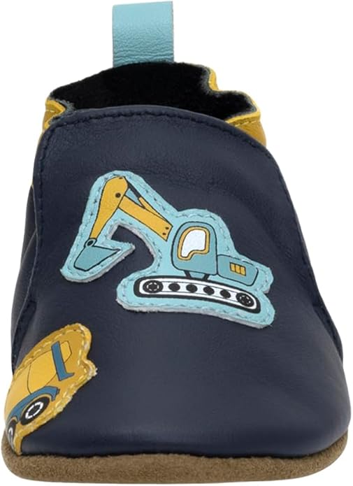 Robeez Baby Boys and Unisex Soft Soles Slip-Resistant Crib Shoes Slippers Moccasins for Infant and Toddler, 0-24 Months