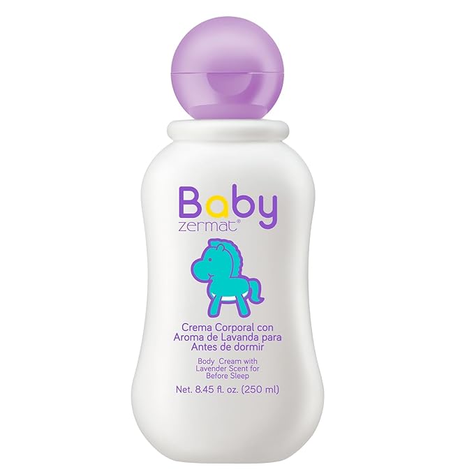 Zermat Baby Lotion with Lavender - Gentle & Soothing Moisturizing Formula for Infants - Ideal Baby Care Products - Crema para Bebé - 8.45 Fl. Oz.