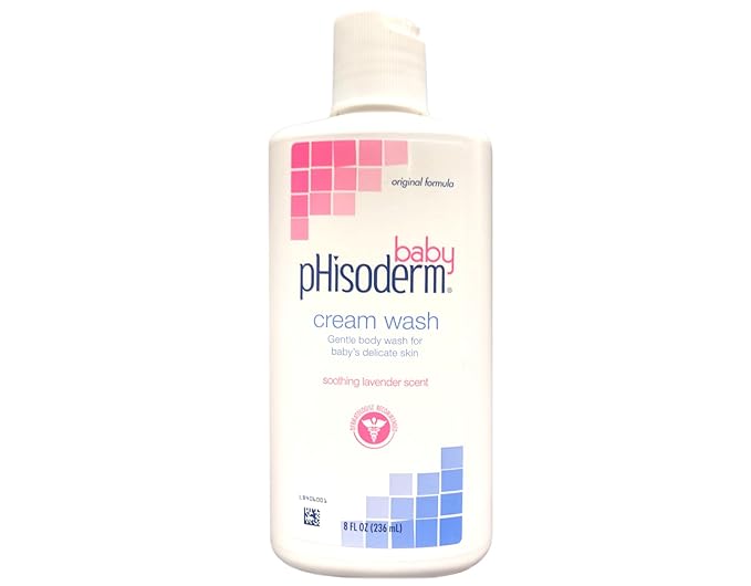 Tear-Free Cream Wash 8-Ounce Bottles (Pack Of 3) by pHisoderm Baby