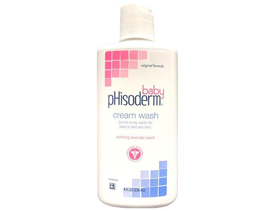 Tear-Free Cream Wash 8-Ounce Bottles (Pack Of 3) by pHisoderm Baby