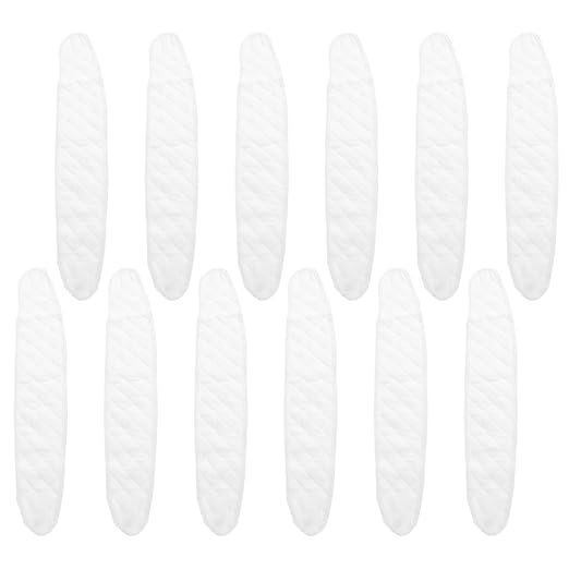 Healifty Baby Belly Belt 12-Pack Cotton Newborn Navel Protector Soft Infant Belly Bands for Abdominal Warmth and Comfort 16.53X3.54X0.07In