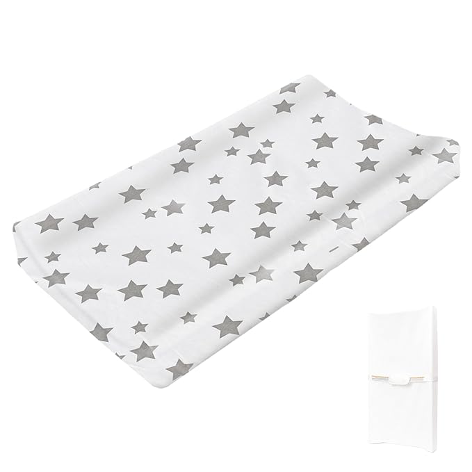 Changing Pad Cover Compatible with Graco, Diaper Changing Table Pad Cover, Made of Ultra Soft Jersey Material Cotton, Comfortable for Every Diaper Change, Easy to Clean