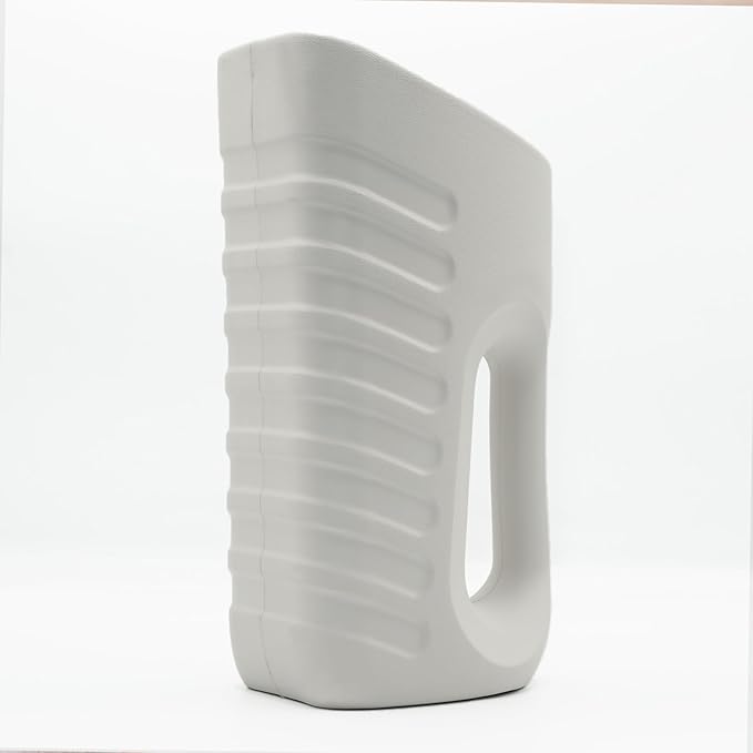 Babylush Baby Bath Rinse & Shower Cup, 1000ml EVA Foam Pitcher for Toddlers (Grey)