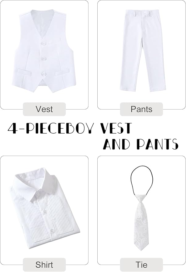 Baby Suit for Toddler Boys Infant Formal Suits Baby Boy Ring Bearer Wedding Outfit