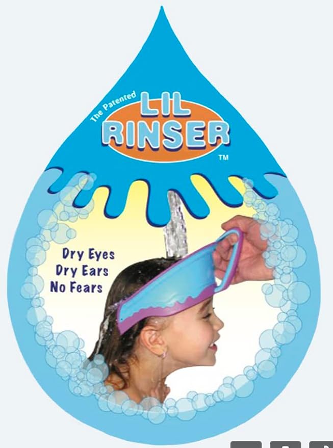 Shampoo Visor by Splash Guard, Comfort Seal Baby Bath Shampoo Shower Cap, Gentle Rinse and Shield Bath Hat for Toddlers and Babies, Protects Eyes, Ears, and Face